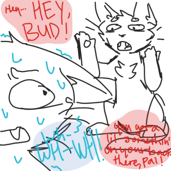 Drawing in Why is that cat staring at me...? by firjfd