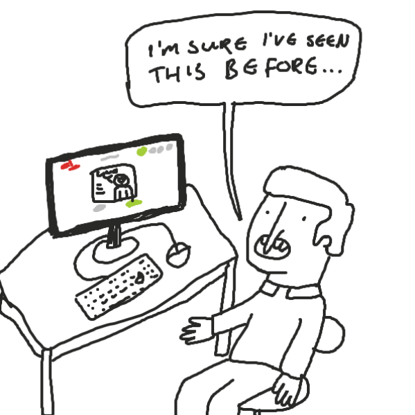  - Online Drawing Game Comic Strip Panel by joshyouart