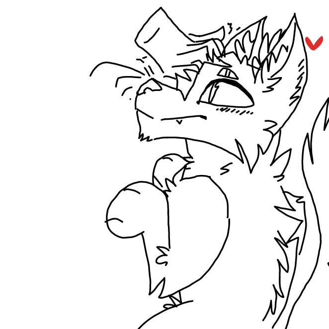 Drawing in cat by OneWithTheShadows