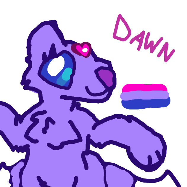 Drawing in Draw Your Fursona! by DawnTheFoxGirl