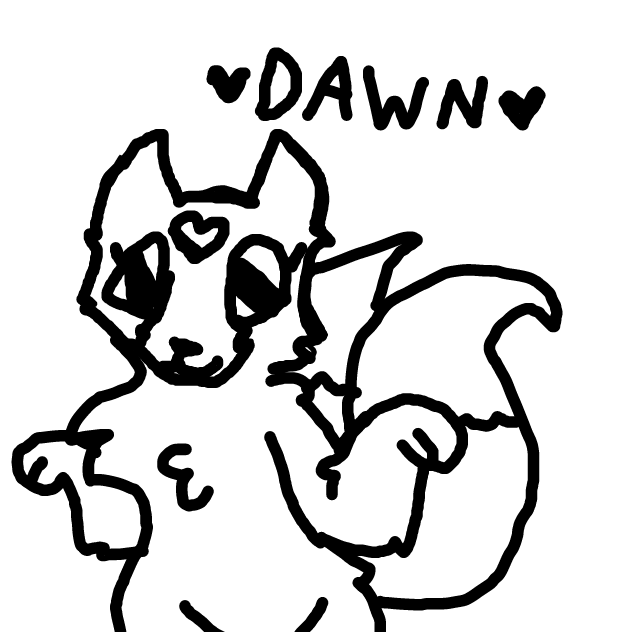 First panel in Try and Draw My Fursona in Your Style! drawn in our free online drawing game