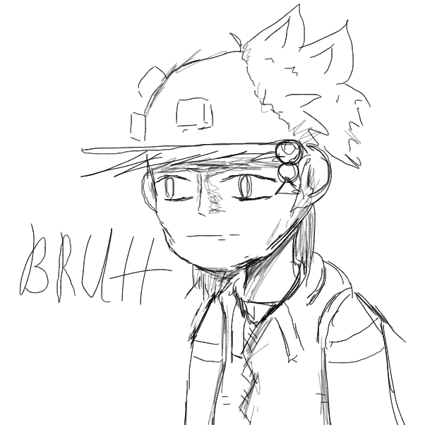 Drawing in Don't be afraid of what you can't see It's only me by FifaSam