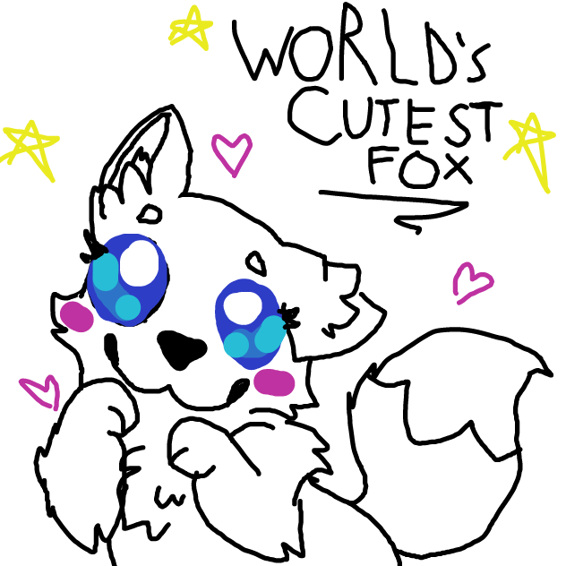 First panel in Draw the Cutest Thing Ever! drawn in our free online drawing game