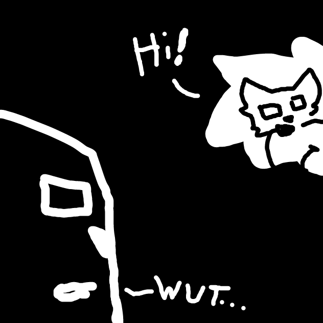 Drawing in I'm BACK! by DawnTheFoxGirl