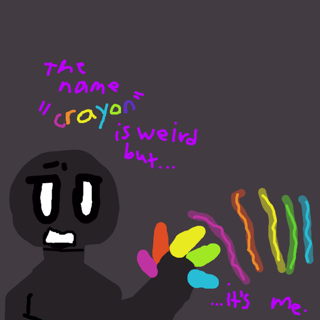 Crayon is so cute - Online Drawing Game Comic Strip Panel by DawnTheFoxGirl