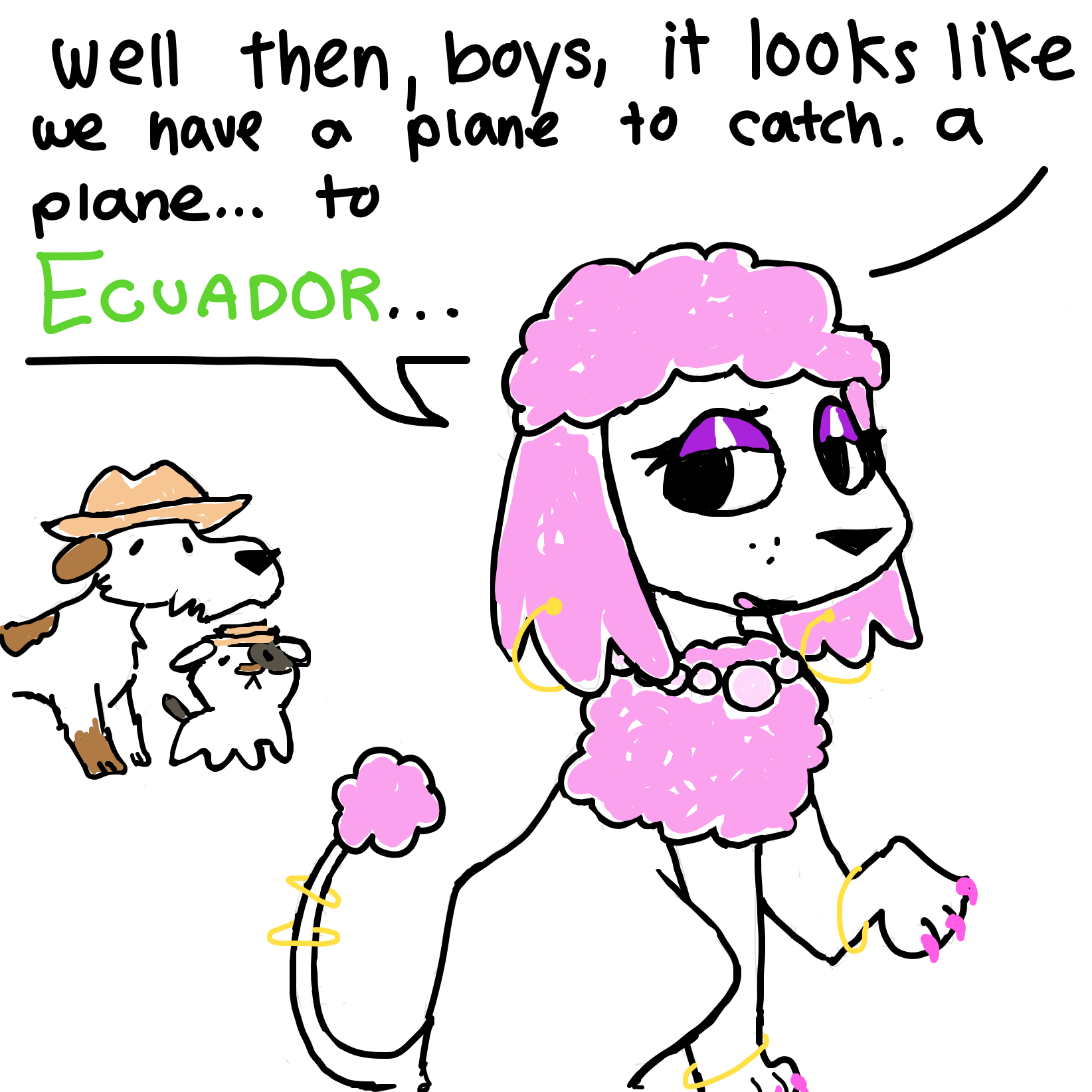 Drawing in Foofoo’s fate by Elleshye