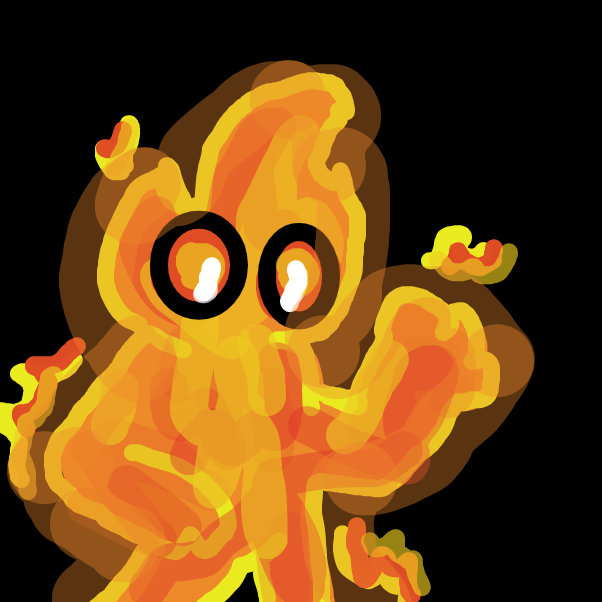 The Birth of Fireboy - Online Drawing Game Comic Strip Panel by DawnTheFoxGirl