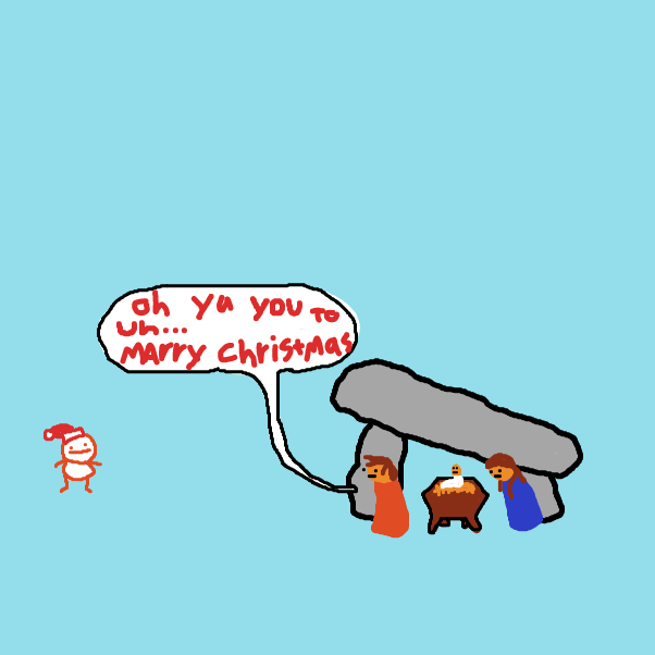 Drawing in merry christmas by ARIM