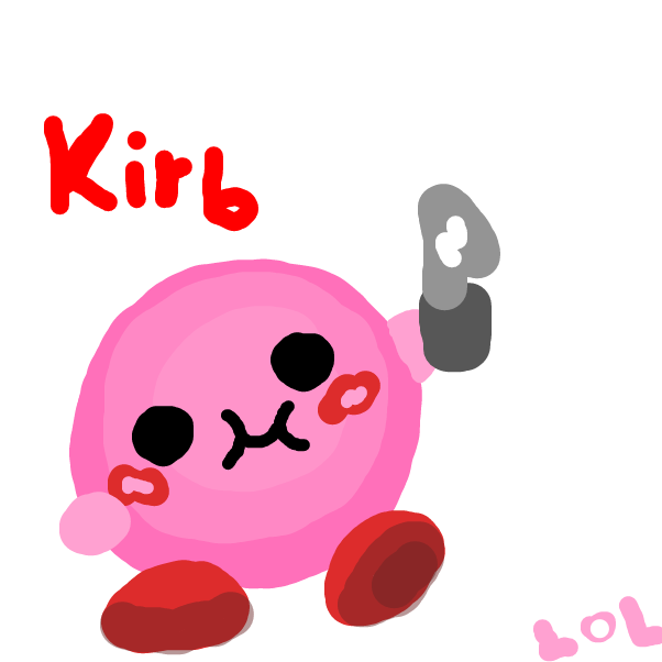 Kirb lol - Online Drawing Game Comic Strip Panel by DawnTheFoxGirl