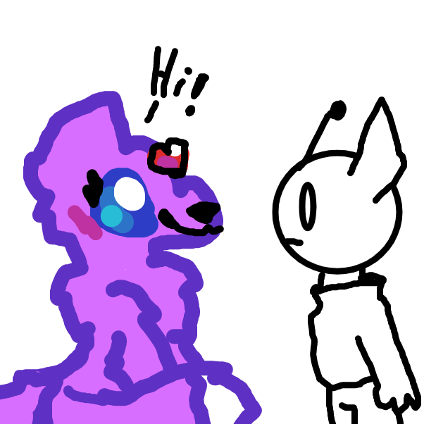 Drawing in testo by DawnTheFoxGirl