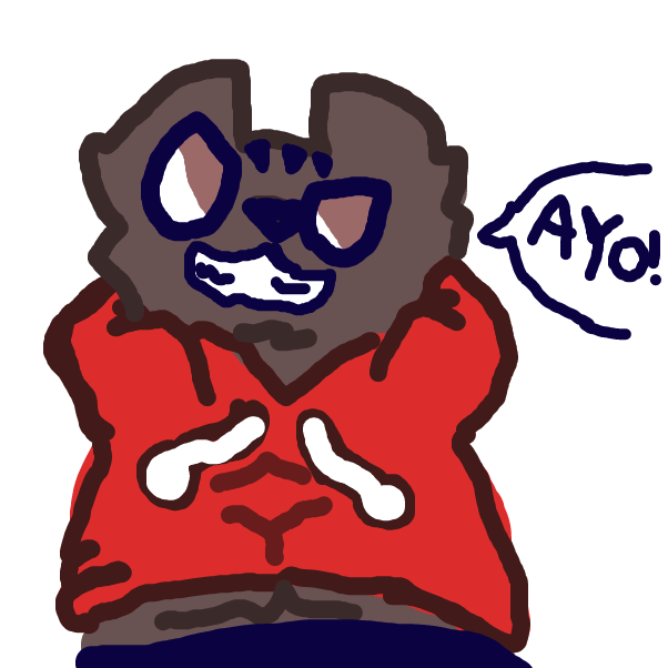 Hey there... ayo chill! - Online Drawing Game Comic Strip Panel by DawnTheFoxGirl