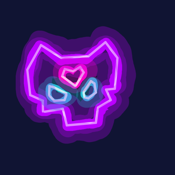 Neon LED Lights Dawn - Online Drawing Game Comic Strip Panel by DawnTheFoxGirl