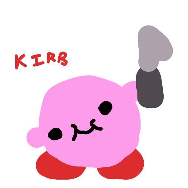 Drawing in wtf kirby by DawnTheFoxGirl