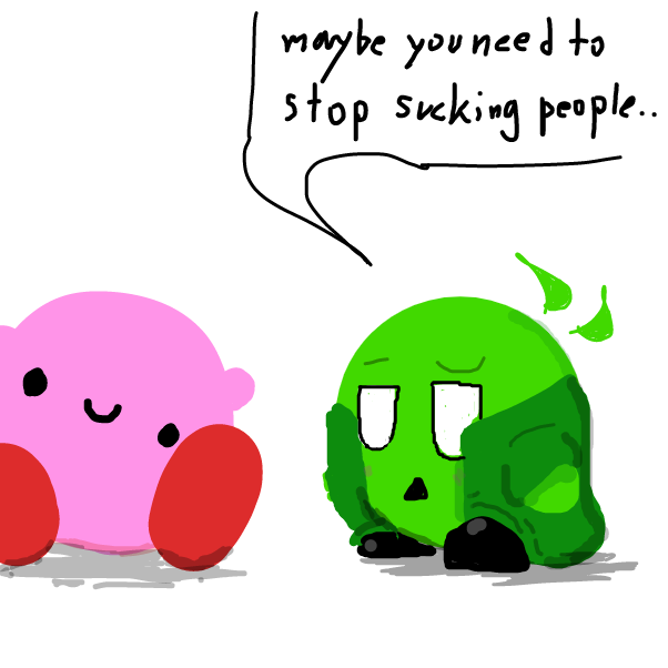 Drawing in wtf kirby by FifaSam