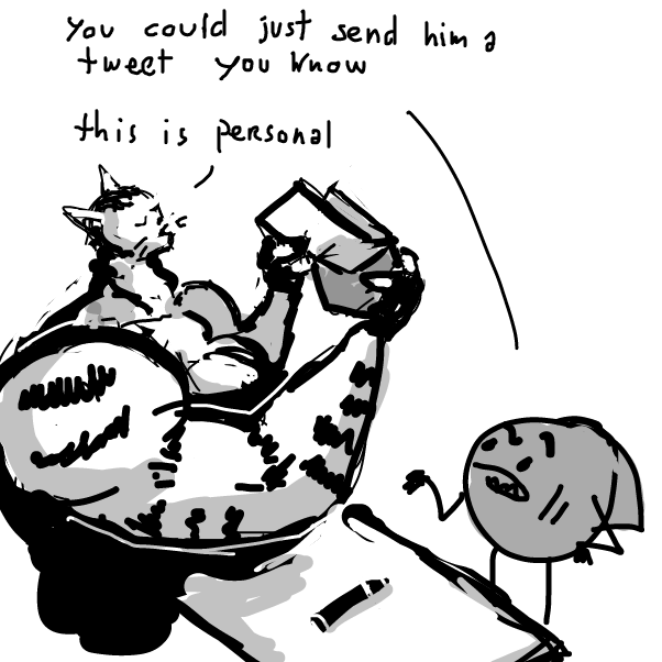 Drawing in Snail Mail by Peyocay