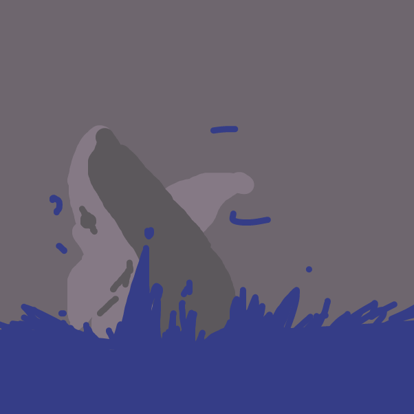 Drawing in whales :) by jin