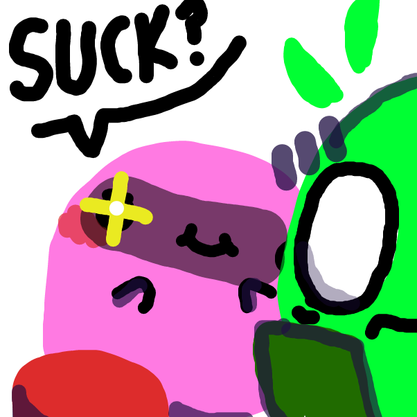Drawing in wtf kirby by DawnTheFoxGirl
