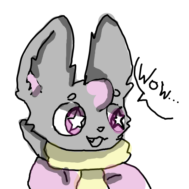 Drawing in Something Awesome by DawnTheFoxGirl