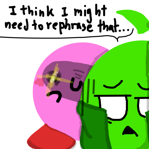 Drawing in wtf kirby by FifaSam