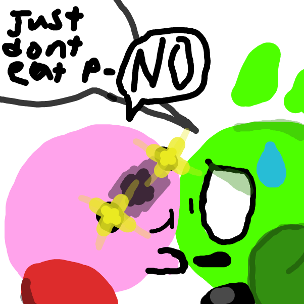 Drawing in wtf kirby by DawnTheFoxGirl