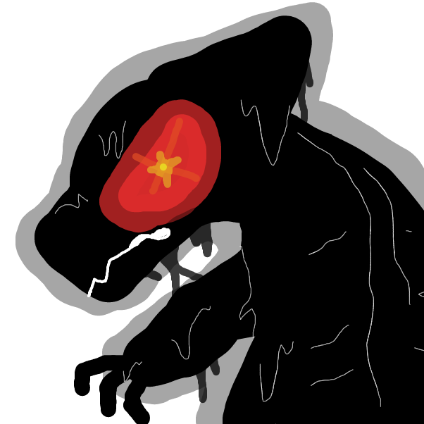 Drawing in Creepiest Head by DawnTheFoxGirl