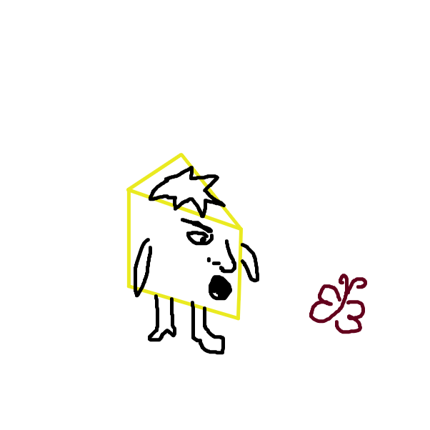 Drawing in Cheeseman by PrincessFairyDragon