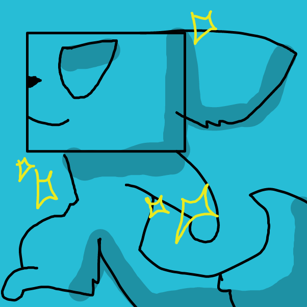 >:3 - Online Drawing Game Comic Strip Panel by DawnTheFoxGirl