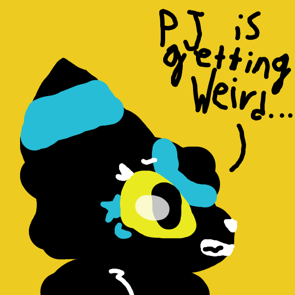 Drawing in DEATH TO PJ by DawnTheFoxGirl