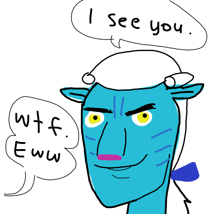 Drawing in Draw yourself as a Na'vi/Avatar by Mozart