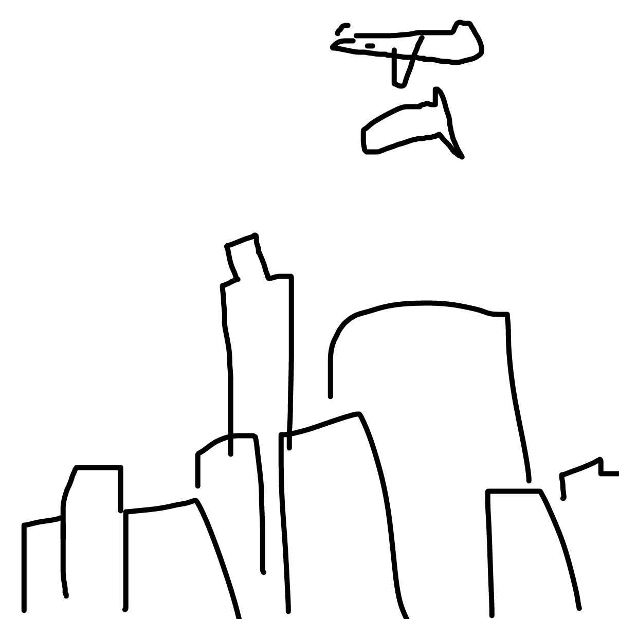 First panel in Explosion drawn in our free online drawing game