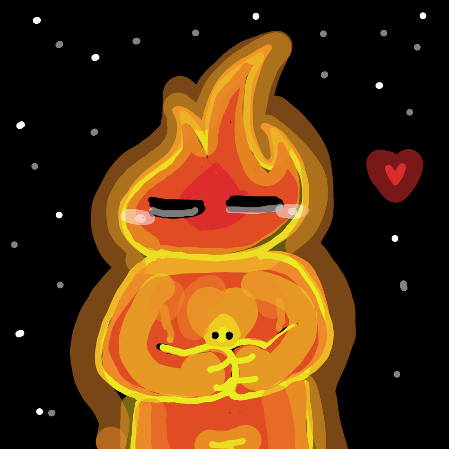 Drawing in End of Fire by YanaTheDankest