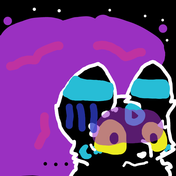 Drawing in Katamari by DawnTheFoxGirl