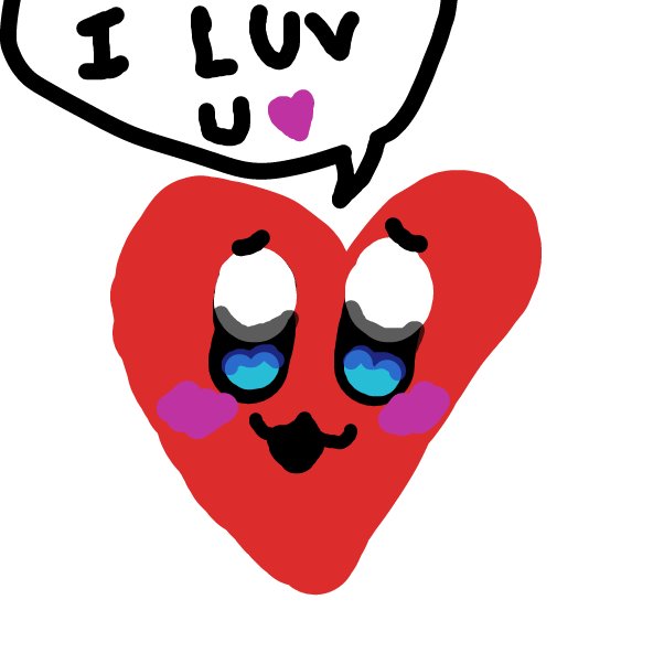 Drawing in Love  by DawnTheFoxGirl