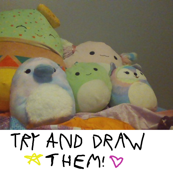 Drawing in My Squishmallow Collection! by ✨🅴🆂🆃🅴🅻🅻🅰✨