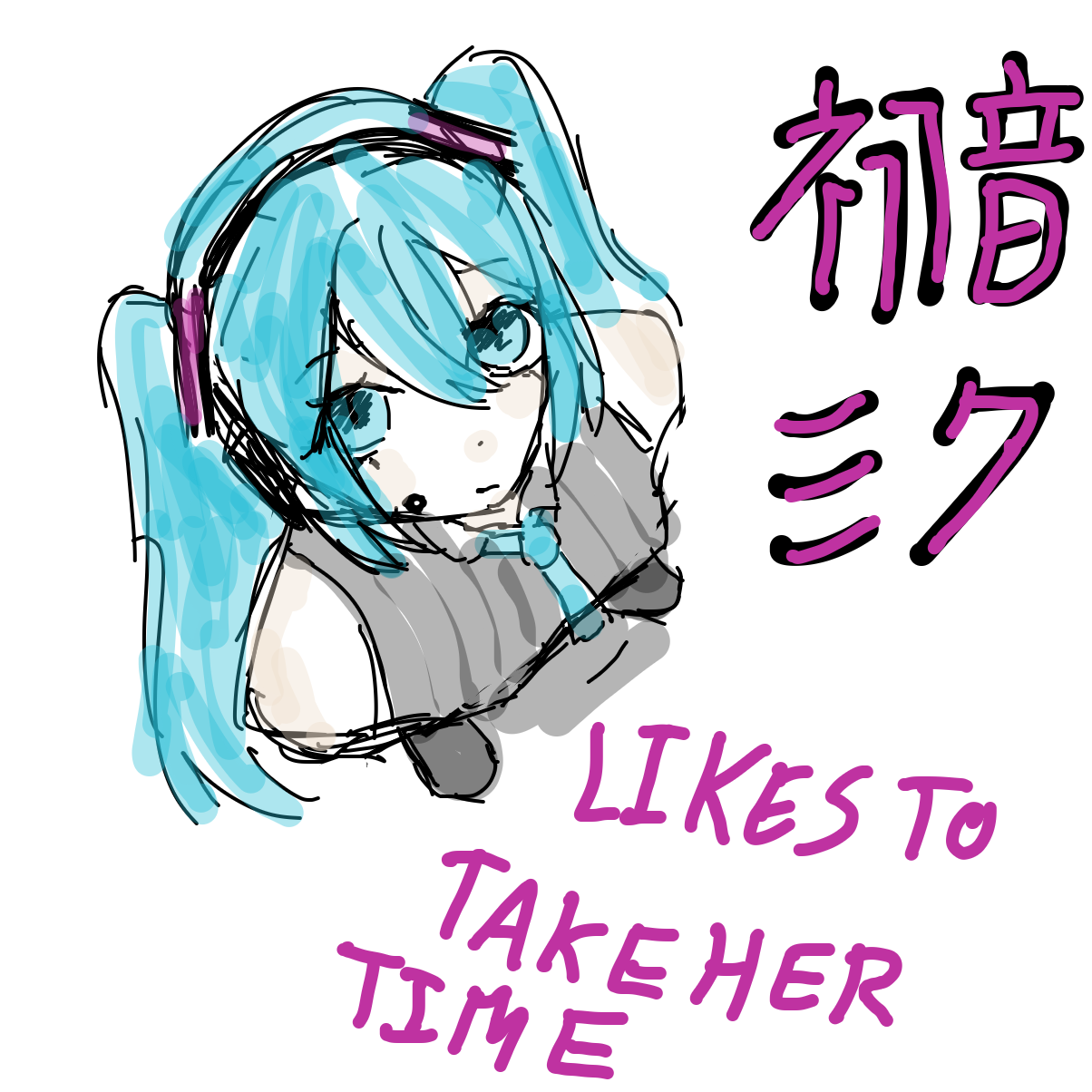 Drawing in aqshy by 由井だよ