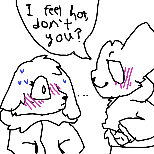 *AHEM* - Online Drawing Game Comic Strip Panel by DawnTheFoxGirl