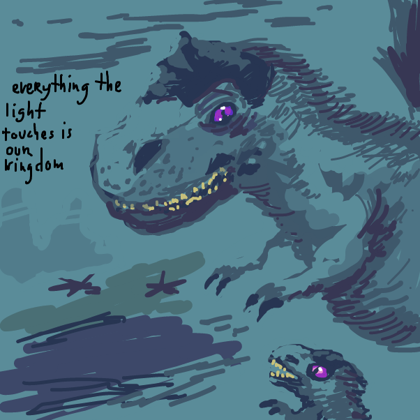 Drawing in king by Peyocay