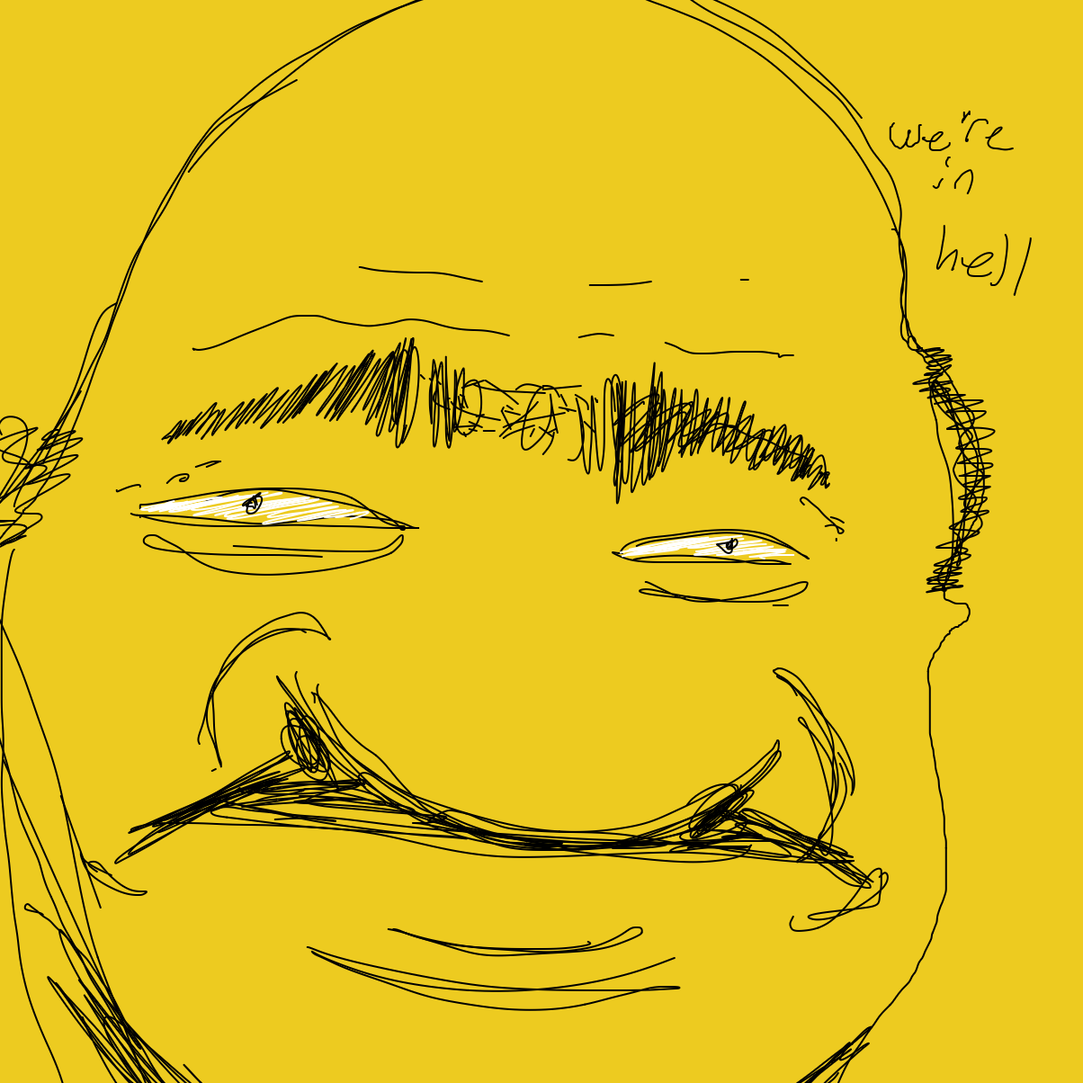 Drawing in DEATH TO PJ by String Cheese