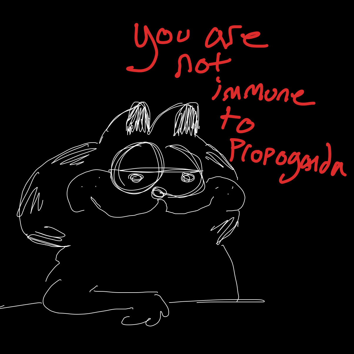 Drawing in Creepy TV Message 2 by String Cheese