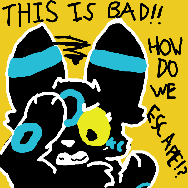 Drawing in DEATH TO PJ by DawnTheFoxGirl