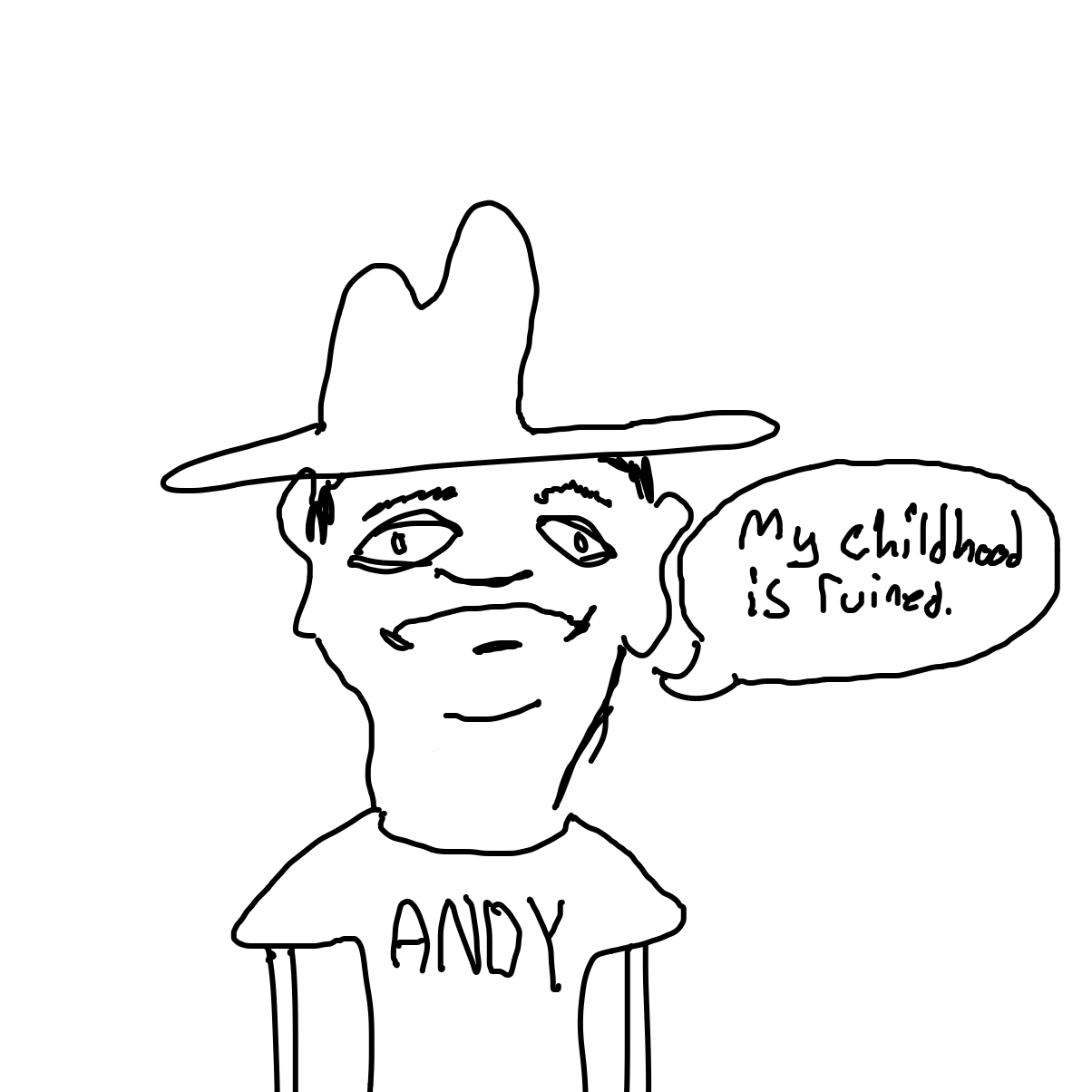 Drawing in Andy’s new toy by String Cheese