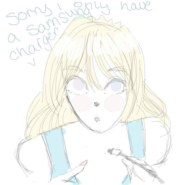 Drawing in i swear if no one has a charger i'll skin myself by Roodles_Doodles