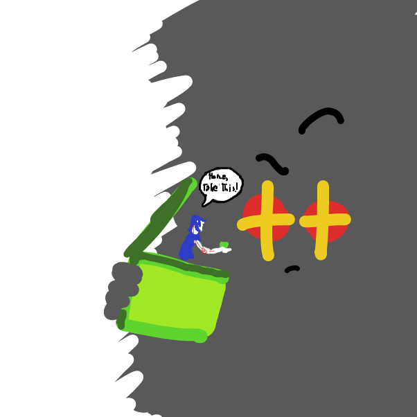 Drawing in Take this! by Peyocay