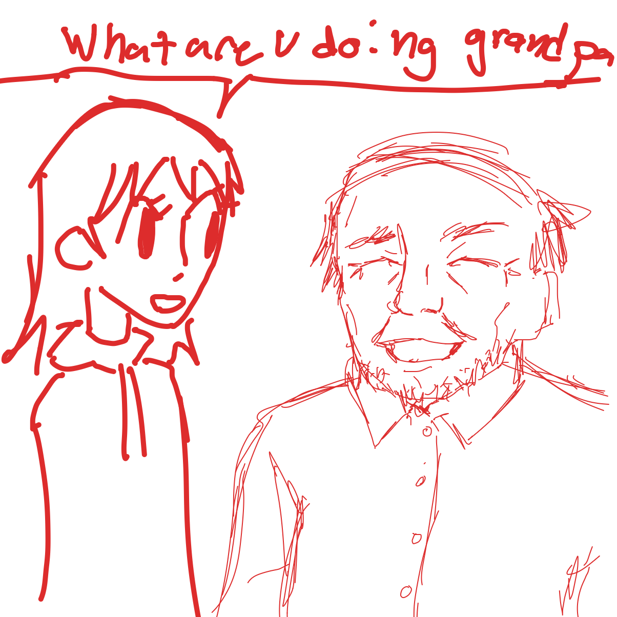 Drawing in DEATH TO PJ by 由井だよ