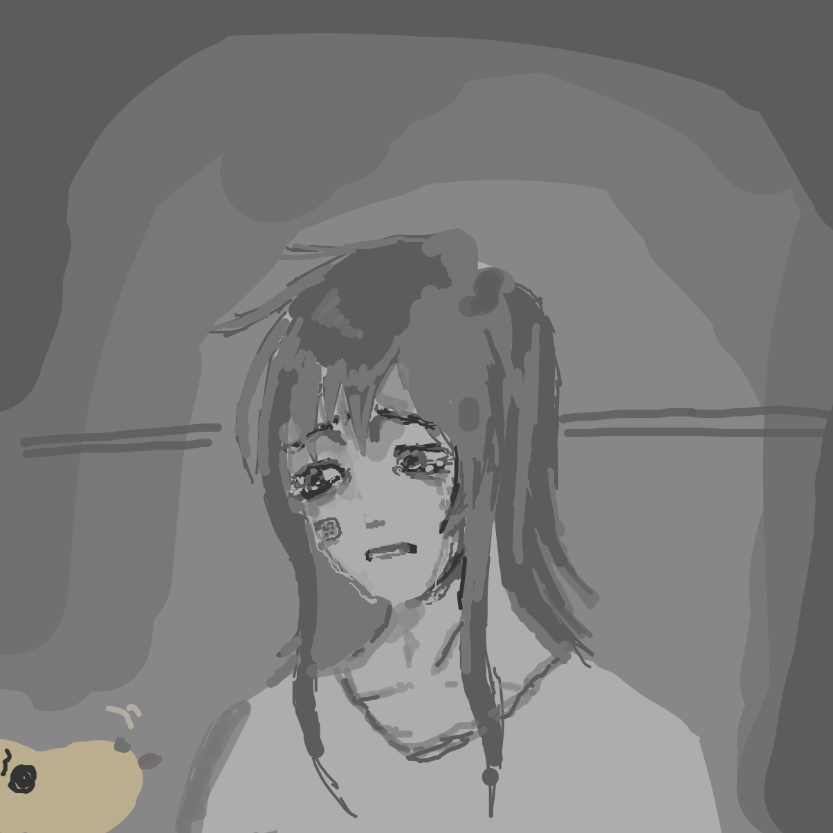 Drawing in 2 am  by zlinza