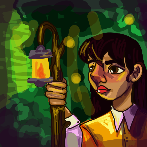 Drawing in Little friends  by sabaism