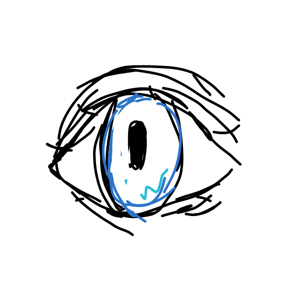 draw an eye - Online Drawing Game Comic Strip Panel by soymilk