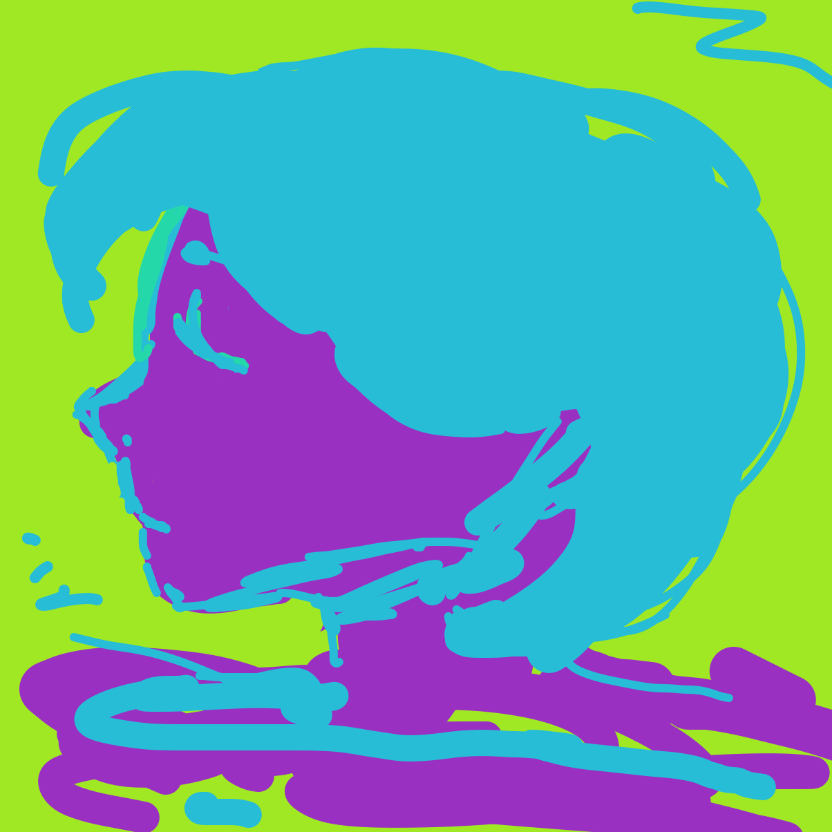 Drawing in 3 colors jam by endellion