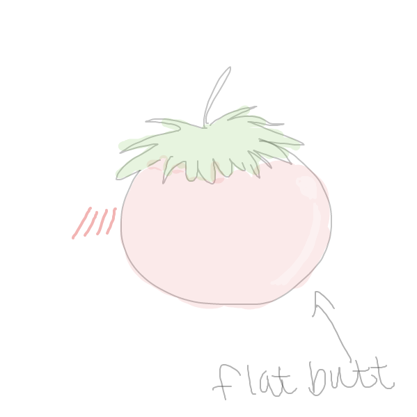 Drawing in buttcheeks by Roodles_Doodles