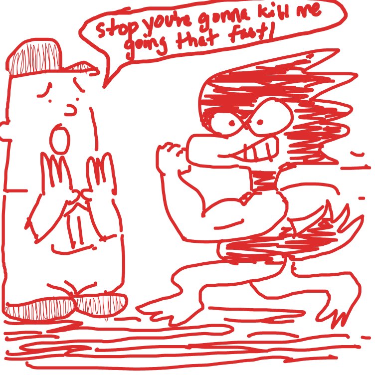 First panel in huppy drawn in our free online drawing game